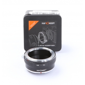 K&F Concept Adapter NIK-FX (Nikon Objektiv auf Fuji X Mount Kamera) (273259)