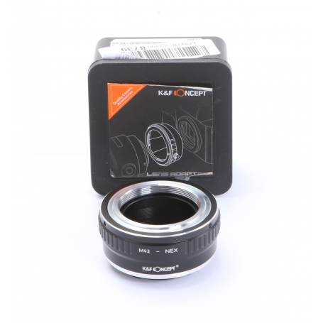 K&F Concept Adapter M42-NEX (M42 Objektiv auf Sony E Mount Kamera) (273263)