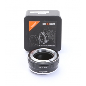 K&F Concept Adapter M42-NEX (M42 Objektiv auf Sony E Mount Kamera) (273264)