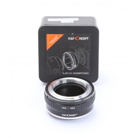 K&F Concept Adapter M42-NEX (M42 Objektiv auf Sony E Mount Kamera) (273264)
