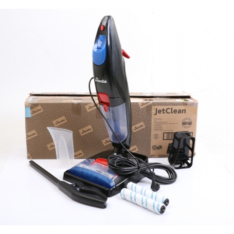 Vileda JetClean 3in1 Saugwischer Hartbodenreiniger Nass-Trockenreinigung 0,5 Liter beutellos schwarz (274600)