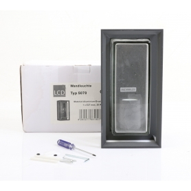 LCD Wandleuchte Typ 5070, 20W, E27, graphit (275168)