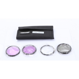 Neewer 4x Filter Set 58 mm: 2 St. FLD-Filter + UV-Filter + CPL-Filter (272940)