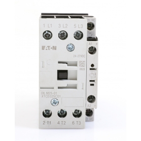 Eaton DILM25-01(230V50HZ,240V60HZ) Leistungsschütz Schütz 3 Schließer 11kW 230V/AC 25A grau (274744)