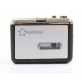 Renkforce RF-CP-170 Kassetten Digitalisierer Kassettenplayer Walkman Kopfhörer schwarz silber (275028)