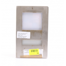M-e Modern-Electronics KT 1-EG Klingeltaster Türklingel Adressfeld Namensschild 1fach Edelstahl (275226)