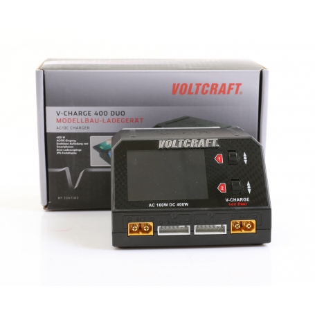 VOLTCRAFT Modellbau-Ladegerät 20A LiPo LiHV LiFePO LiIon NiMH NiCd Temperaturüberwachung schwarz (275230)