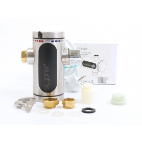Sygonix SY-5247282 Durchlauferhitzer Warmwasserbereiter 3000 Watt 50°C elektronisch edelstahl (275079)