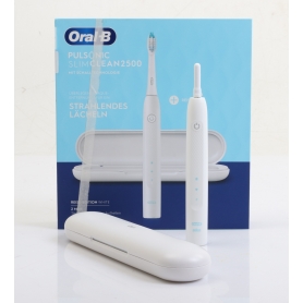 Oral-B Pulsonic Slim Clean 2500 White Travel Ed (275094)