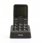 Panasonic KX-TU155 2,3" Senioren-Handy Mobiltelefon 0,3MP Bluetooth SOS-Notfalltaste hörgerätekompatibel schwarz (275192)