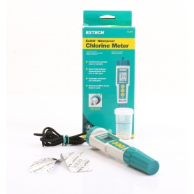 Extech CL200 Chlor-Messstick Chlorphotometer Wasseranalysegerät Pooltester -5 bis +90 ºC 15 Messwerte (275490)