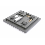 Gira 5532920 System 106 Ruftastenmodul Türstation 2fach edelstahl (275491)