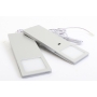 Paul Neuhaus Helena LED-Unterbauleuchte Schranklampe Küchen-Leuchte 2er Set 4 Watt warmweiß aluminium (275592)