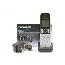 Panasonic KX-TGA681EXB DECT Mobiltelefon Erweiterungshandgerät Rufnummernanzeige schwarz silber (275622)