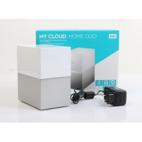 ‎Western Digital WDBMUT0060JWT-EESN My Cloud Home Duo Cloud Speichergerät 1" 6TB 2Bay RAID-fähig Windows 10 (275660)