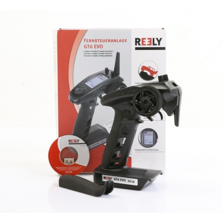 Reely GT6 EVO Pistolengriff-Fernsteuerung 2,4GHz 6 Kanäle 20 Modellspeicher (275663)