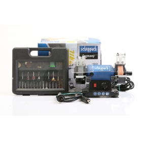 Scheppach HG34 5903106901 Mini-Doppelschleifer Schleif-Poliermaschine 120 W 75 mm blau (275728)