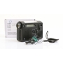 Renkforce RF-CR-200 Kofferradio Radio UKW MW KW Taschenlampe Solarpanel schwarz (275908)