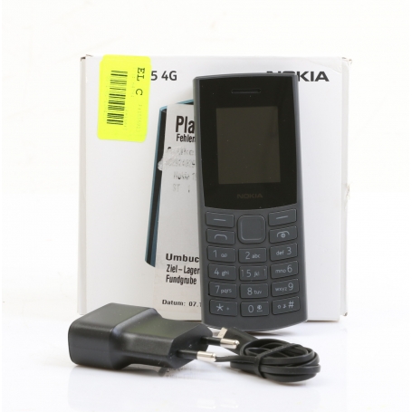 Nokia 105 4G Edition 2023 1,8" Handy Mobiltelefon 128MB Bluetooth Dual-SIM charcoal (275912)
