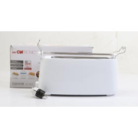 Clatronic TA 3802 weiß 4 Scheiben-Langschlitztoast (275040)