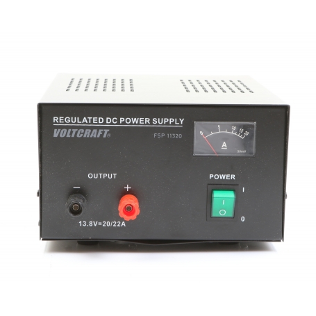 Voltcraft FSP-11320 Labornetzgerät Festspannungsnetzgerät 13,8V/DC 20A 280W Ausgänge 1 schwarz (275264)