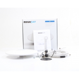 Megasat DVB-T DVB-T2 HD Antenne T4 SAT-Empfang Boote Caravan Wohnmobil weiß (269225)