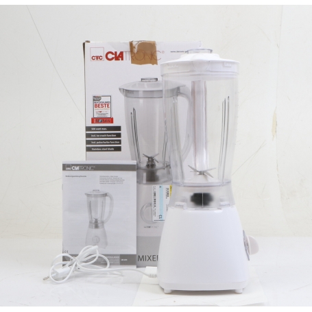 Clatronic UM 3470 Standmixer 1,5 Liter 500 Watt stufenlos regelbar Turbotaste weiß (269257)