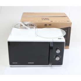 Samsung MG23K3614AW Stand Mikrowelle, 23L, 800 W, 6 Leistungsstufen, Defrost, weiß (273934)