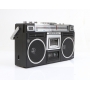 Silva Schneider PCR 1980 Kassettenradio Kassette Bluetooth USB UKW MW KW Aufnahmefunktion Mikrofon schwarz (274613)
