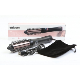 Tristar HD-2503 Akku-Warmluftbürste Heißluftbürste Volumenstyler Lockenstab schwarz (275207)