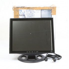 Renkforce 419700 17" LCD Überwachungsmonitor 8ms Reaktionszeit BNC Video VGA HDMI schwarz (275711)