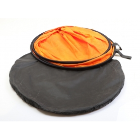 OEM Faltbarer Hintergrund doppelseitig 200x150. Gelb/Orange (273068)