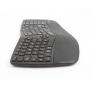Renkforce RF-WKB-510 Funk Tastatur ergonomisch Bluetooth USB Handballenauflage QWERTZ schwarz (273950)
