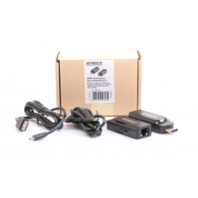 SpeaKa Professional 1693320 HDMI Extender Verlängerung Netzwerkkabel RJ45 50m schwarz (275590)