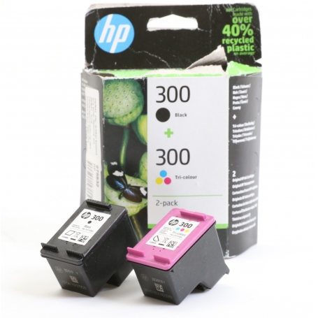 HP 300 CN637EE Original Kombi-Pack Tintenpatrone Drucker-Farbpatrone Schwarz Cyan Magenta Gelb (275632)