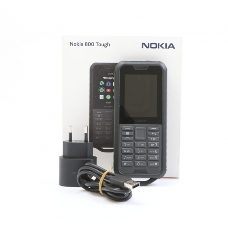 Nokia 800 Tough 2,4 Outdoor-Handy 4GB 2MP Dual-Sim KaiOS schwarz (276264)