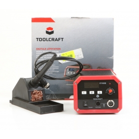 Toolcraft 100W ST-100D digitale Lötstation Lötspitze Lötkolben 100 Watt LCD-Display schwarz (276269)