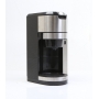 BEEM FRESH-AROMA-PURE Filterkaffeemaschine, 1100W, mit Mahlwerk, Glaskanne, edelstahl-schwarz (276432)