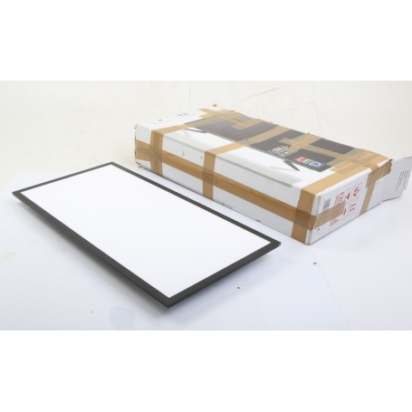 Brilliant G99299/76 Jacinda LED-Panel Deckenlampe Deckenbeleuchtung 37W sand schwarz (273935)