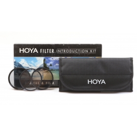 Hoya Introduction Kit Filter Set: 58 mm, 1 UV, PL, Warm Filter mit Tasche (275472)