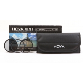 Hoya Introduction Kit Filter Set: 58 mm, 1 UV, PL, Warm Filter mit Tasche (275475)