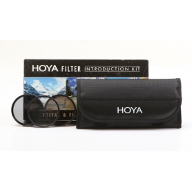 Hoya Introduction Kit Filter Set: 58 mm, 1 UV, PL, Warm Filter mit Tasche (275477)