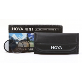 Hoya Introduction Kit Filter Set: 55 mm, 1 UV, PL, Warm Filter mit Tasche (275479)