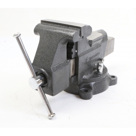 Toolcraft TO-5342457 Schraubstockfuß Schraub Zwinge Klemme 125mm Beckenbreite 150mm Spannweite silber (276903)