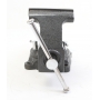 Toolcraft TO-5342457 Schraubstockfuß Schraub Zwinge Klemme 125mm Beckenbreite 150mm Spannweite silber (276903)