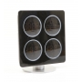 TechnoLine WS 6830 Funkwetterstation Innentemperatur Wettervorhersage digital kabellos schwarz gold (276924)