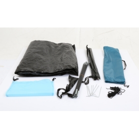 Campactive Kuppelzelt Campingzelt Outdoor 2-Personen 200x120x100cm blau (275700)