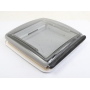 roofSTAR Dachhaube, 400x400mm, ohne Zwangsbelüftung, manuell, LED (276829)