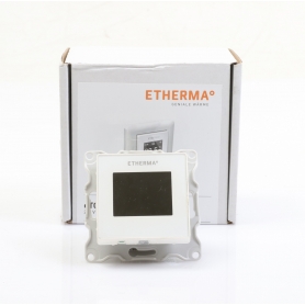 Etherma eTOUCH-PRO-1-W Smart-Thermostat mit Wi-Fi und App-Steuerung, 5-40°C, 16A, weiß (41236) (276946)