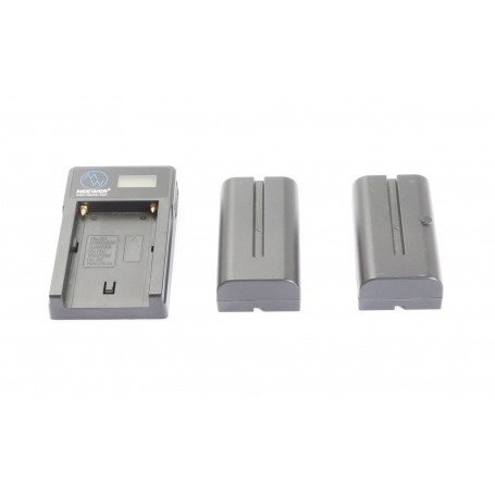 Neewer 2x Akku NP-F550 inkl. Ladegerät (276578)